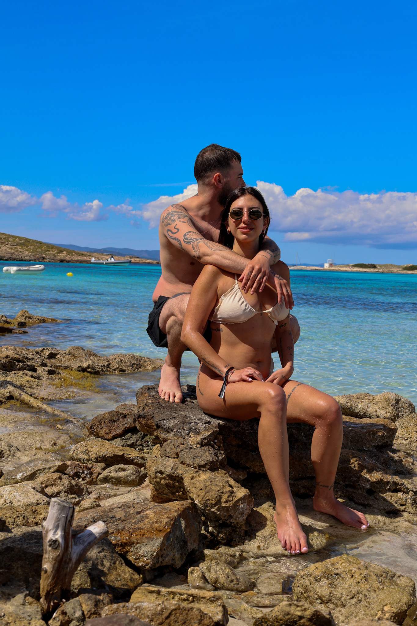 Pärchen im Badeurlaub